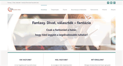 Desktop Screenshot of hasznaltruha.hu